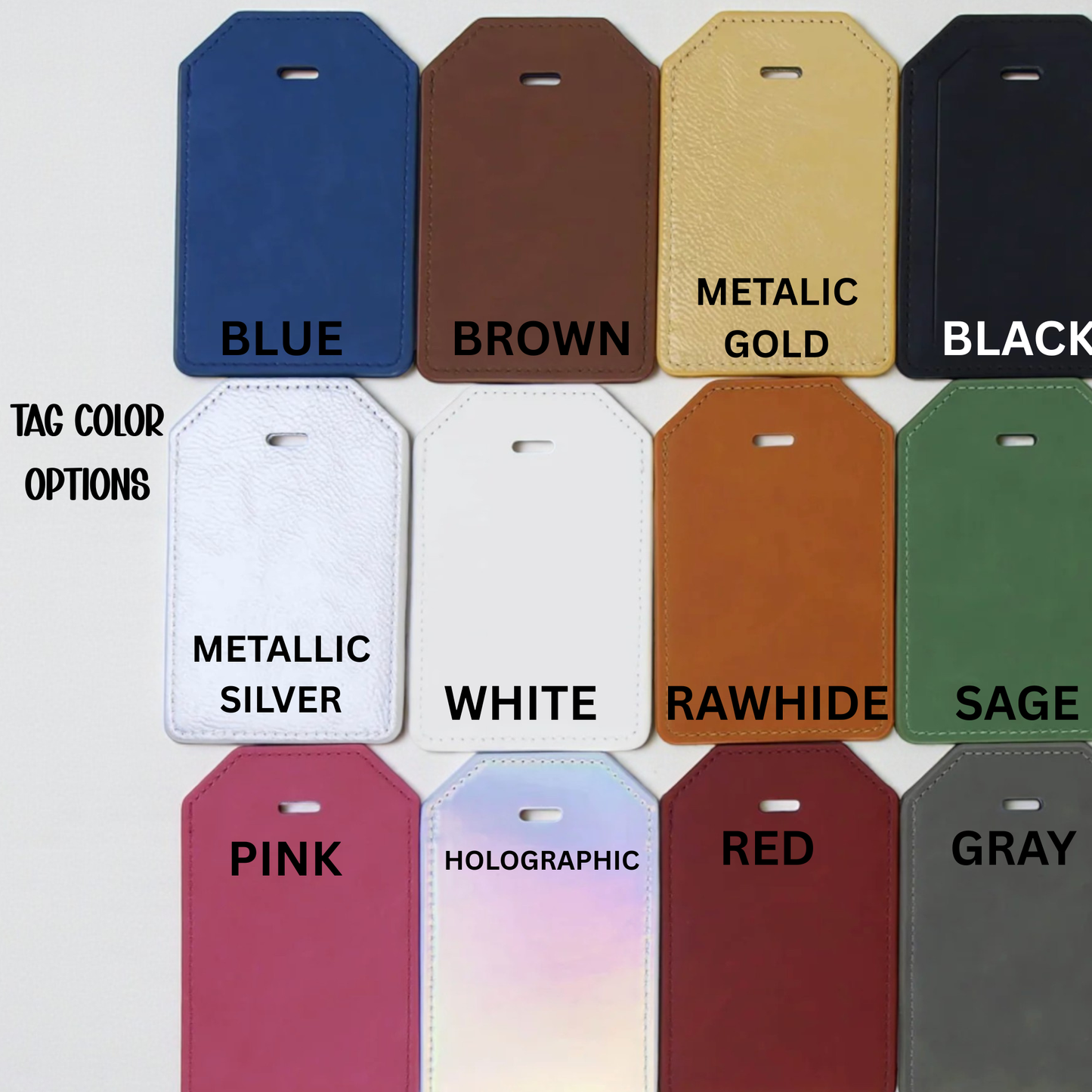 Personalized Groomsman Luggage Tag – Engraved Monogram for Men