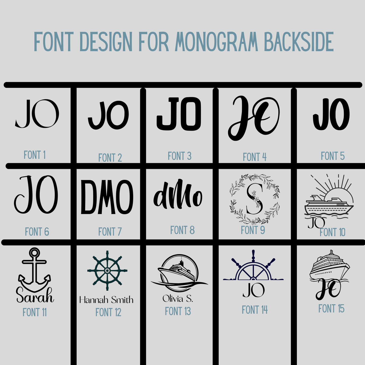 Cruise Leatherette Luggage Tag with Strap | Personalized Engraved Travel Tag | Monogram Backside | Gift Box Included