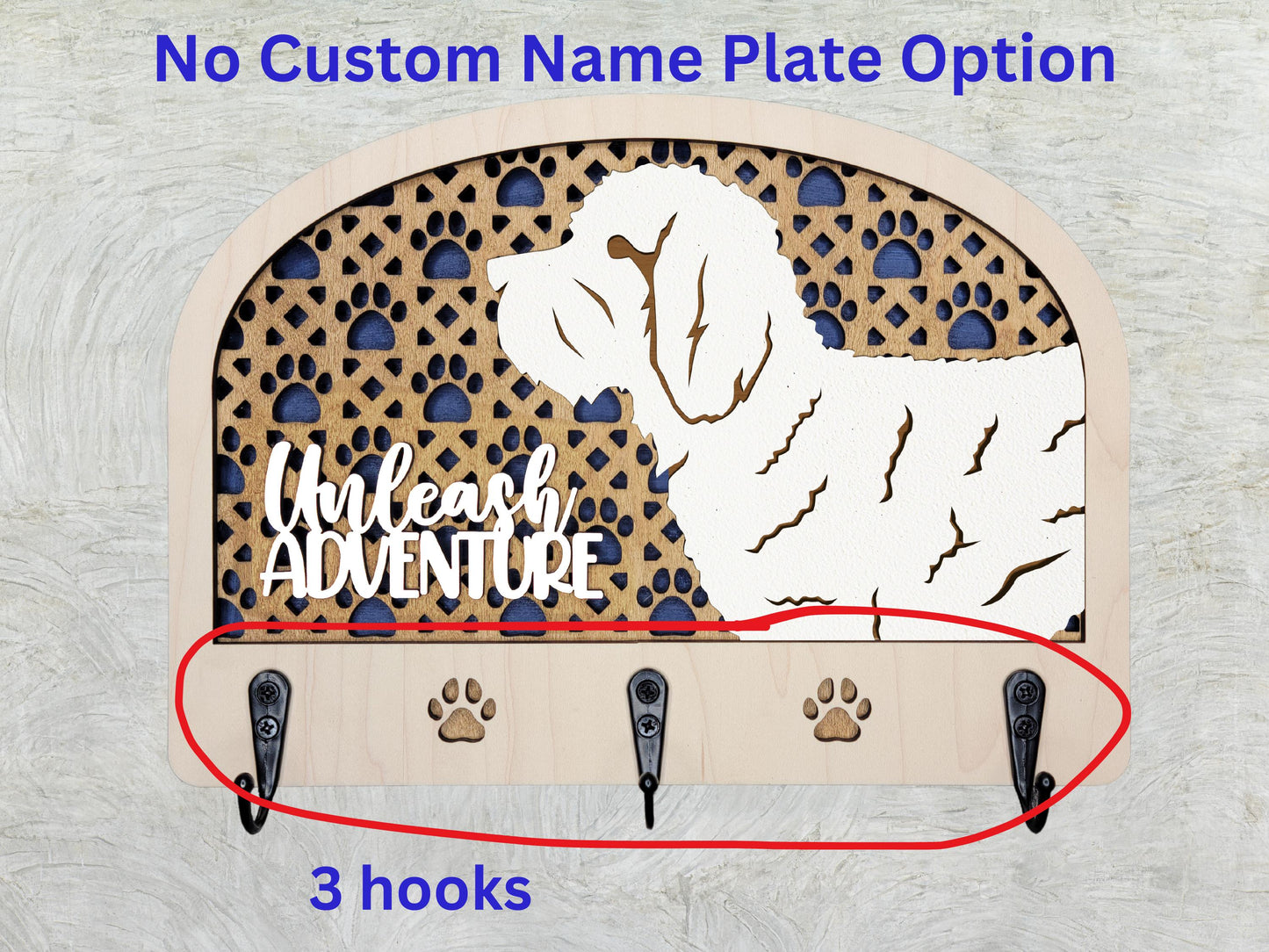 Dog Leash Holder Personalized Leash Hanger,Gift for Dog Owner, Gift for Dog, Dog Leash Holder for wall, Dog Lover gift, Pet gifts