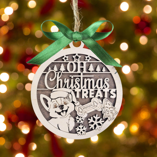 DOG Ornament, Dog Christmas Ornament, Pet Ornament, Gift for Dog, Personalized Dog Gifts, Personalized Ornament, Rescue Dog Ornament