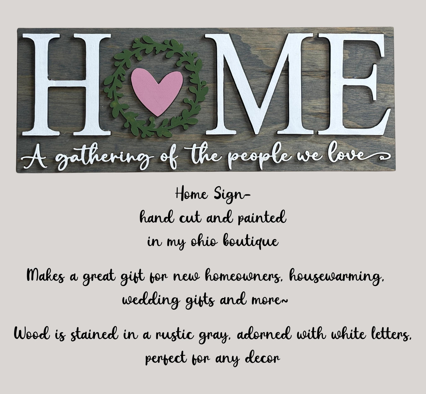 Home Sign, Rustic Home Wall Art,Mantel Home Wall art, Wooden Wall Home Sign, Housewarming gift for her, Bridal Shower gift for Couple,