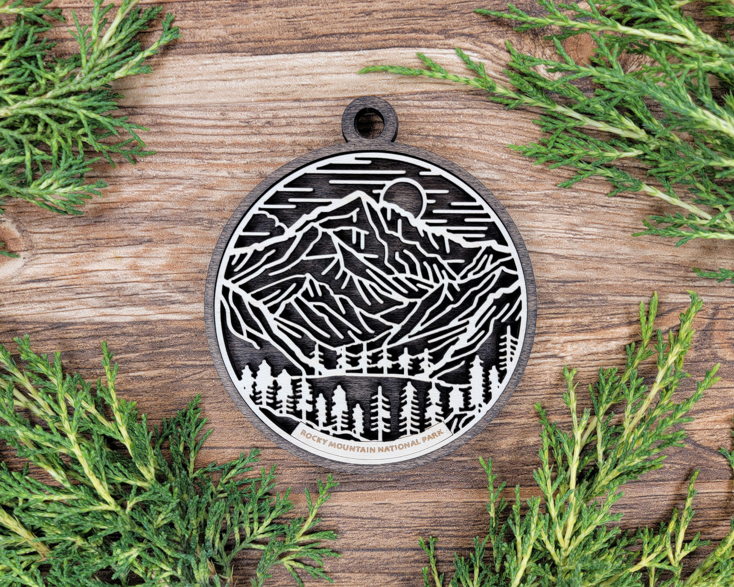 Custom National Park Ornament –, All U.S. Parks Available, Travel Holiday Keepsake