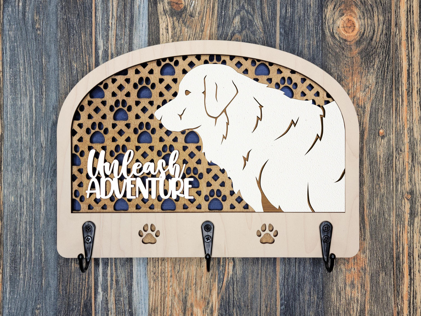 Dog Leash Holder Personalized Leash Hanger,Gift for Dog Owner, Gift for Dog, Dog Leash Holder for wall, Dog Lover gift, Pet gifts