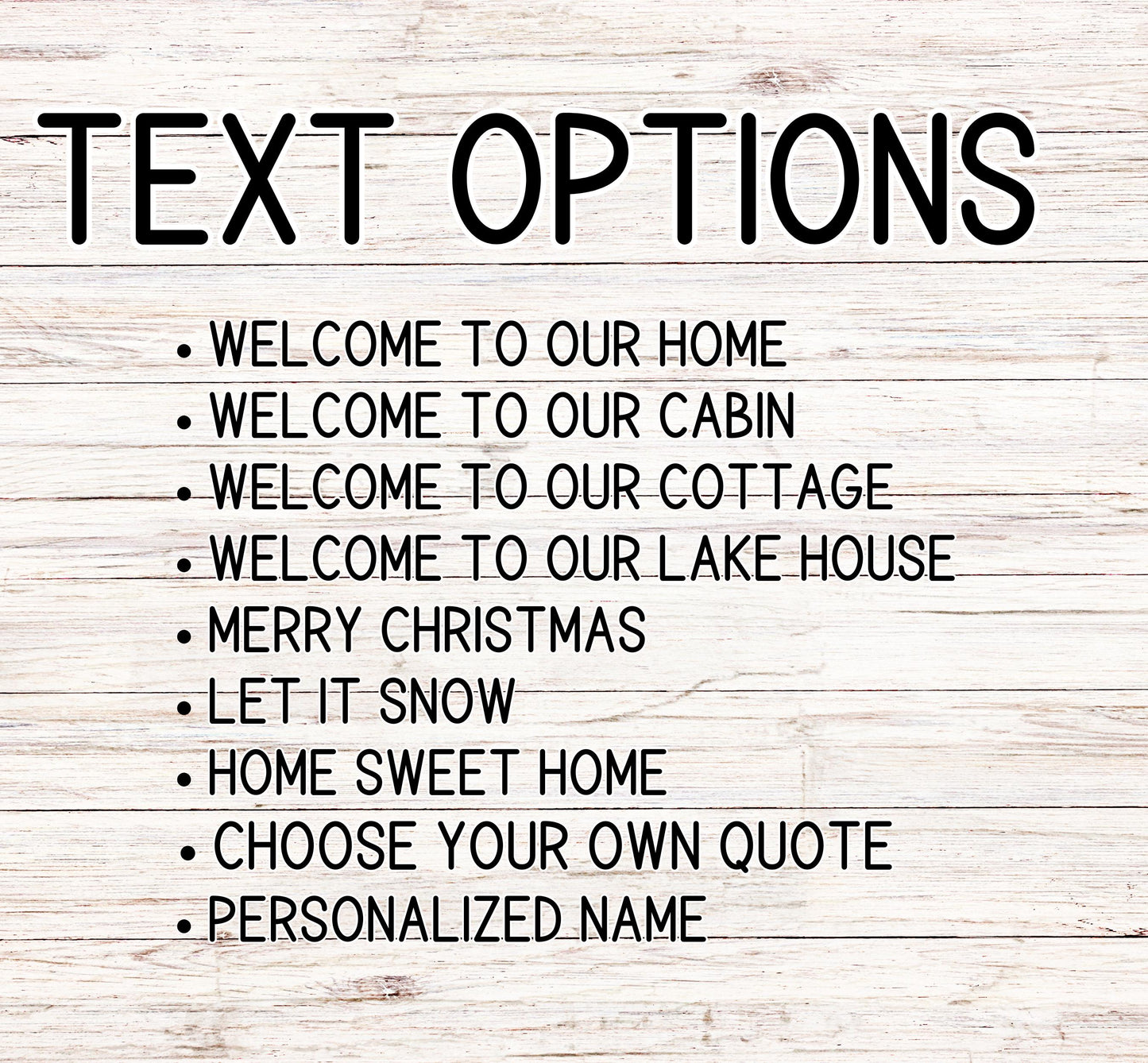 Personalized Evergreen Round Home Sign – Custom Cabin or Vacation Home Decor