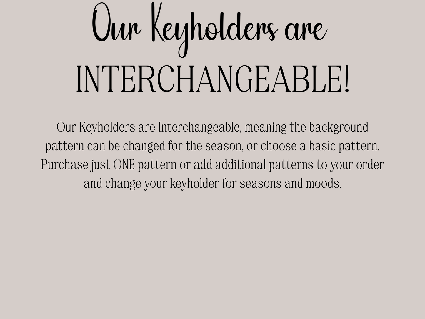 Personalized Interchangeable Key Holder – Custom Wall Key Organizer