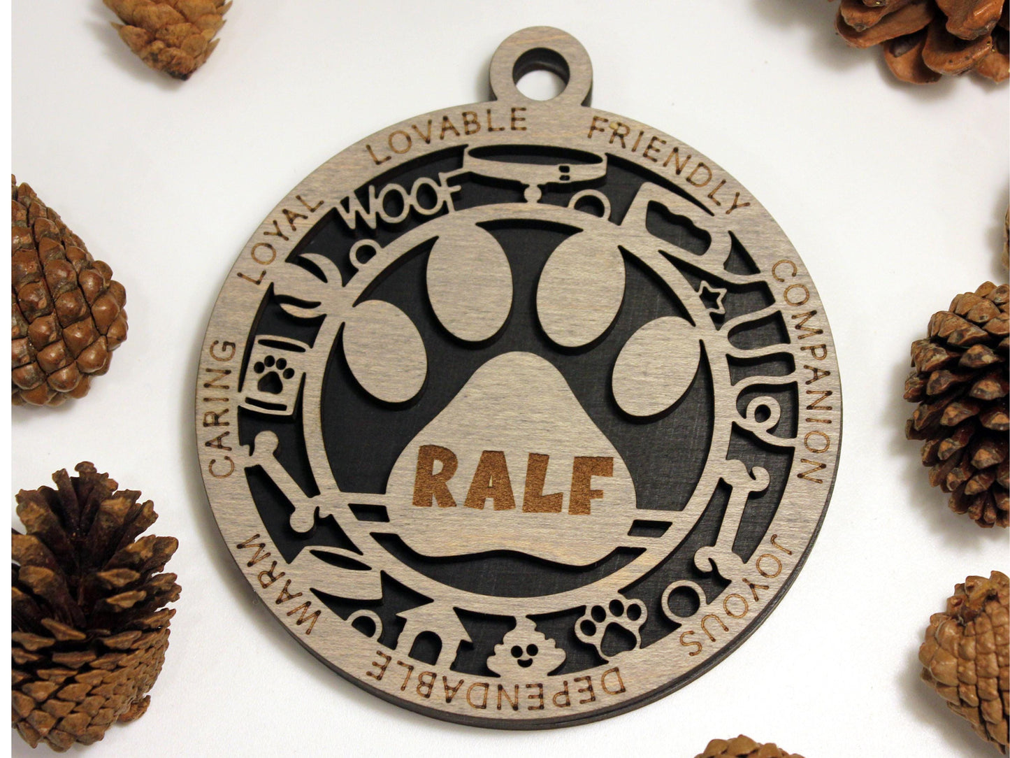 DOG Ornament, Dog Christmas Ornament, Pet Ornament, Gift for Dog, Personalized Dog Gifts, Personalized Ornament, Dogs First Christmas, Puppy