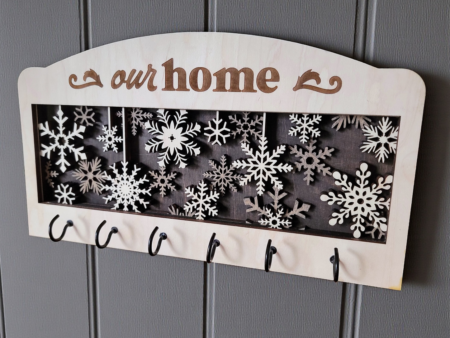 Personalized Interchangeable Key Holder – Custom Wall Key Organizer