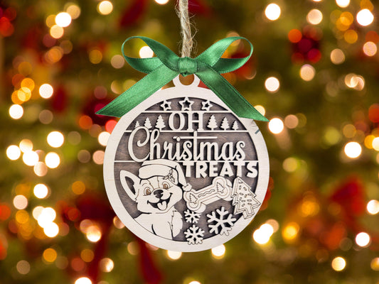 DOG Ornament, Dog Christmas Ornament, Pet Ornament, Gift for Dog, Personalized Dog Gifts, Personalized Ornament, Rescue Dog Ornament