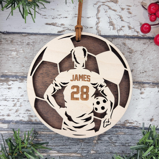 Volleyball Personalized Ornament – Custom Gift for Players & Coaches
