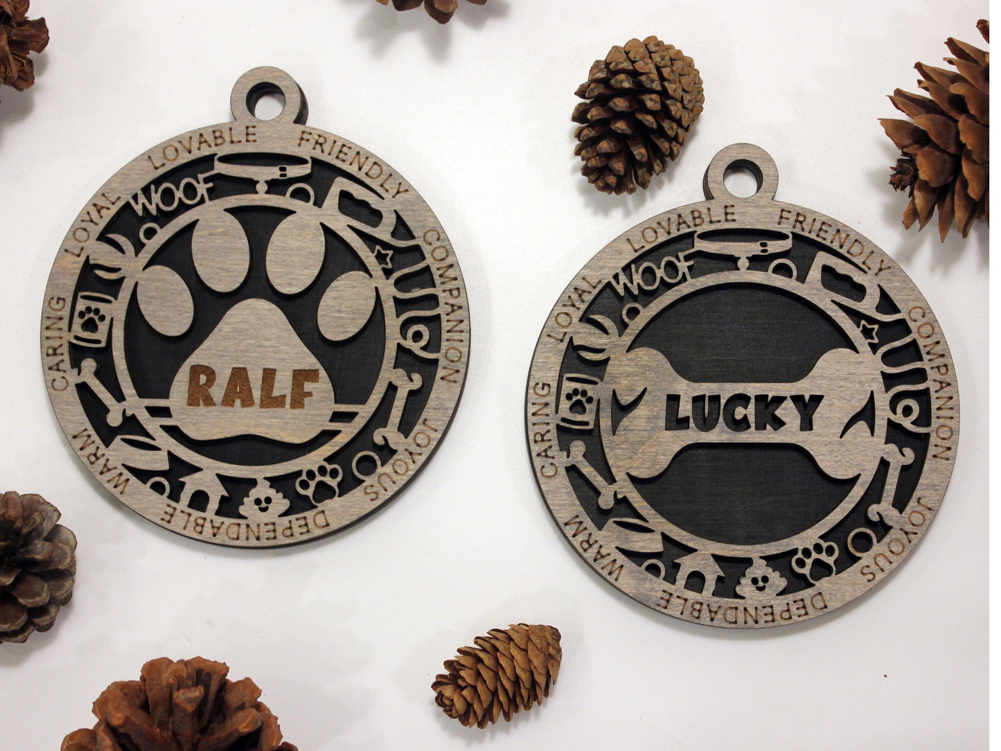 DOG Ornament, Dog Christmas Ornament, Pet Ornament, Gift for Dog, Personalized Dog Gifts, Personalized Ornament, Dogs First Christmas, Puppy
