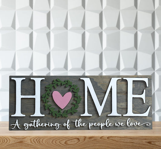 Home Sign, Rustic Home Wall Art,Mantel Home Wall art, Wooden Wall Home Sign, Housewarming gift for her, Bridal Shower gift for Couple,