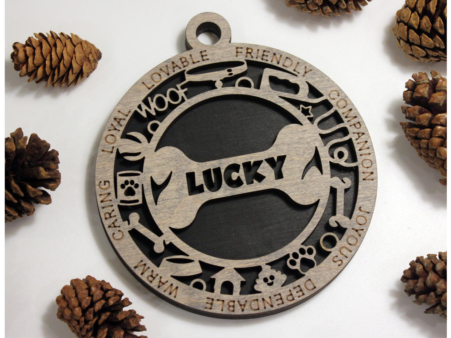 DOG Ornament, Dog Christmas Ornament, Pet Ornament, Gift for Dog, Personalized Dog Gifts, Personalized Ornament, Dogs First Christmas, Puppy