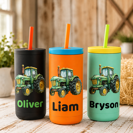Personalized Unicorn Tumbler for Girls | Custom Name Kids Cup with Straw | Buckeye Shore Designs (Copy)