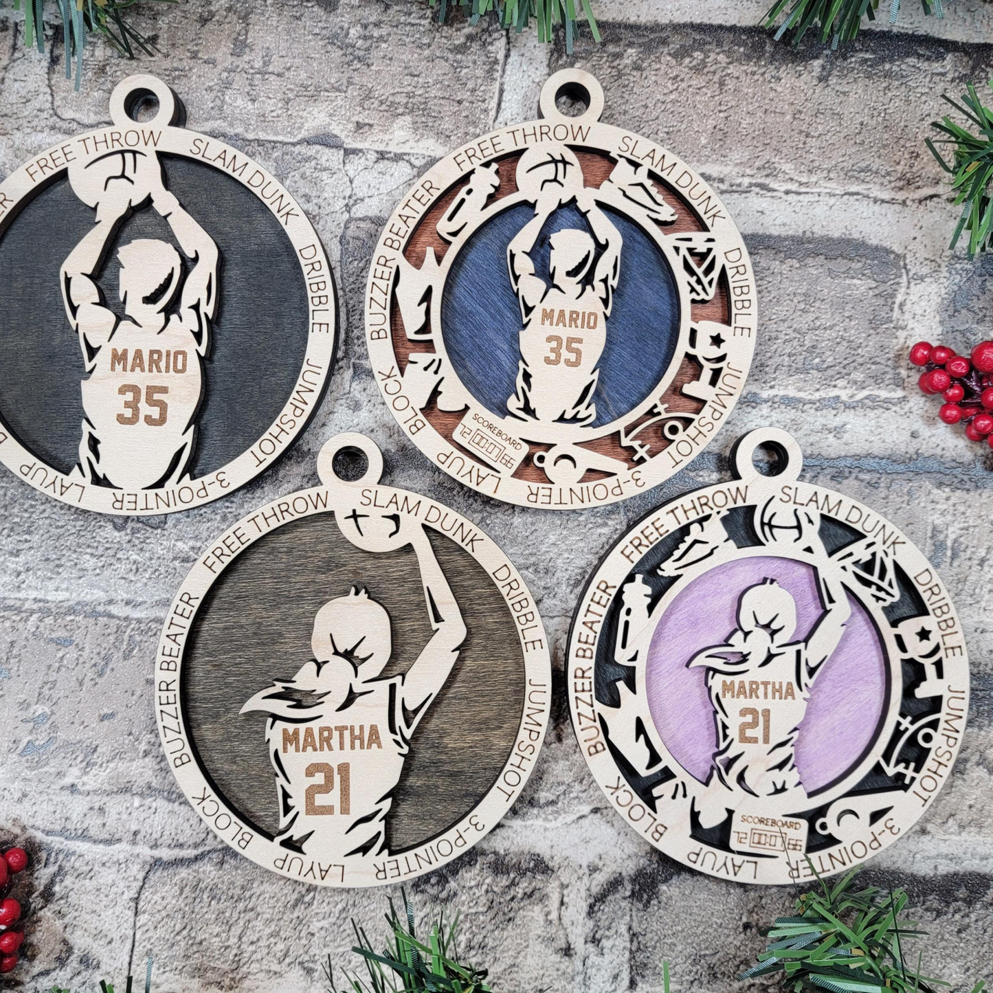 Personalized Volleyball Ornament – Custom Player or Team Name