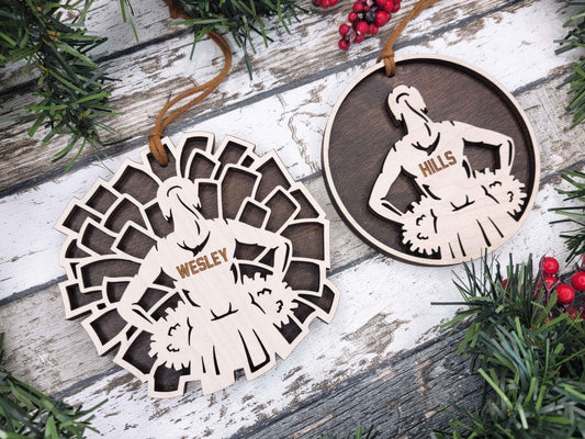 Cheer Personalized Ornament – Gift for Cheerleaders & Coaches
