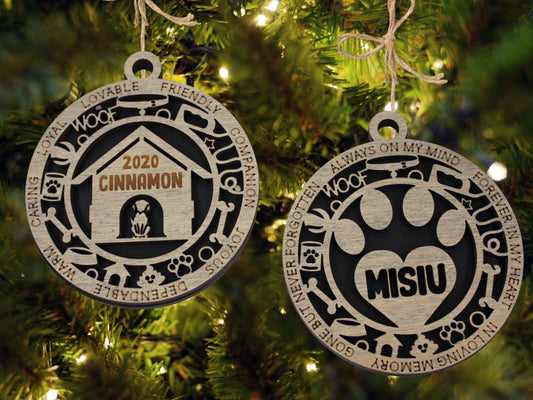 DOG Ornament, Dog Christmas Ornament, Pet Ornament, Gift for Dog, Personalized Dog Gifts, Personalized Ornament, Dogs First Christmas, Puppy