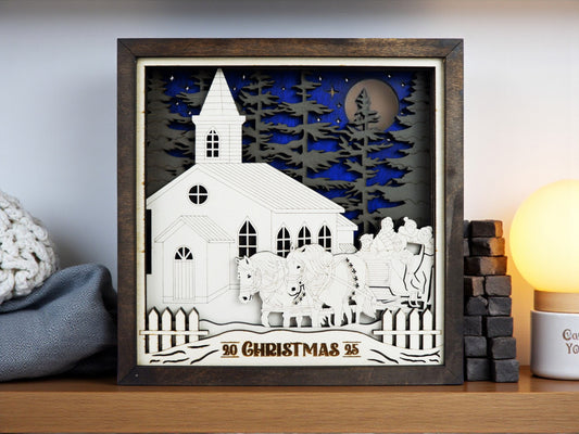 Personalized Family Home Wooden Decor  – 3D Laser Cut & Engraved Wooden Sign
