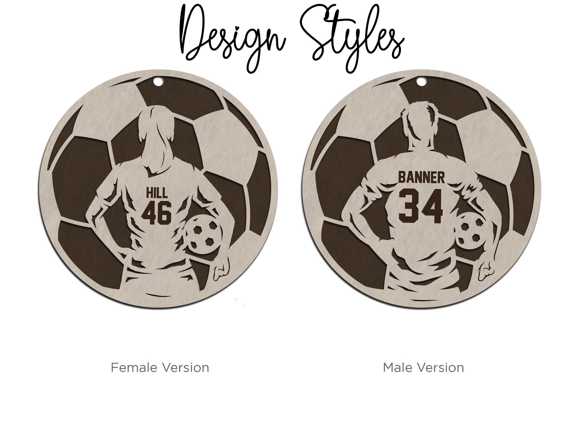 Personalized Soccer Ornament, Custom Soccer Player Christmas Ornament, Kids Soccer Gift, Boy Girl Soccer Keepsake, Team Coach Gift