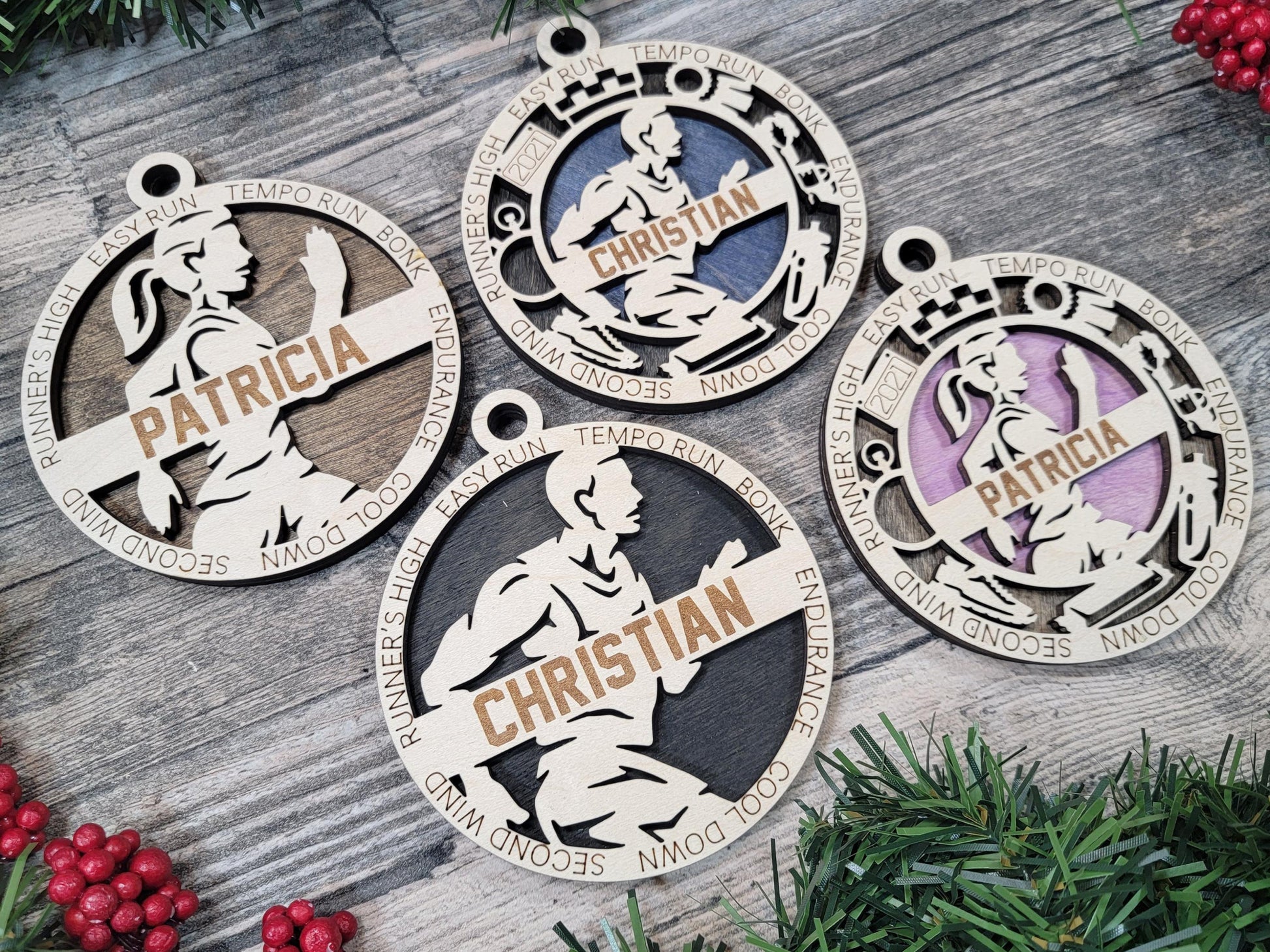 Personalized Cross Country Ornament – Custom Athlete Gift, Running Keepsake for Team Members and Runners