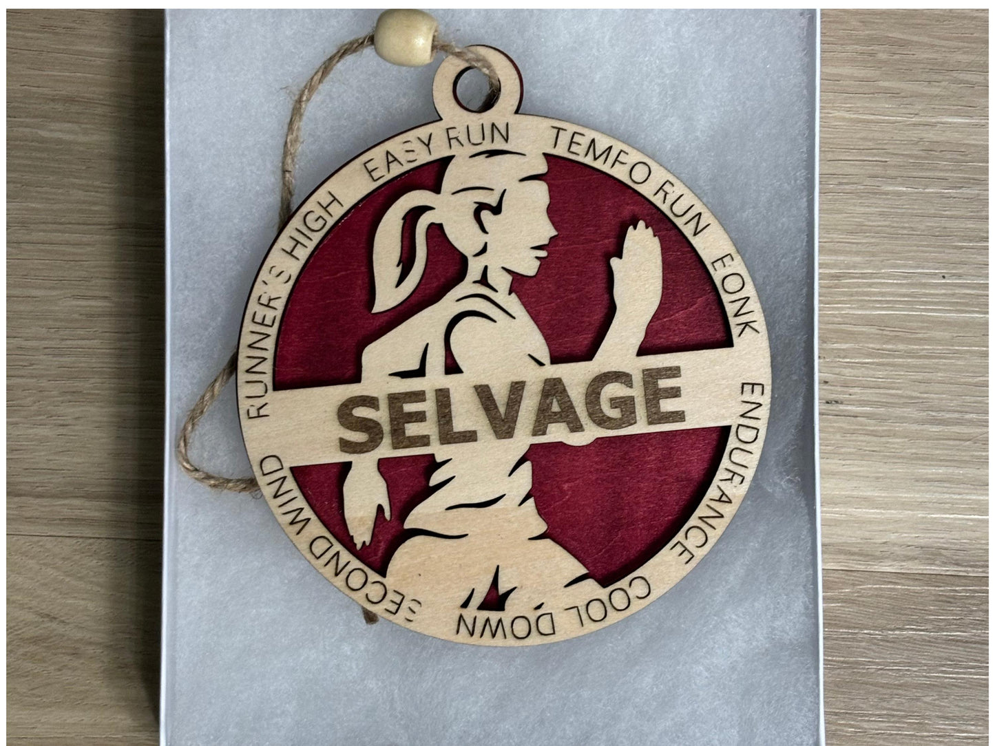 Personalized Cross Country Ornament – Custom Athlete Gift, Running Keepsake for Team Members and Runners