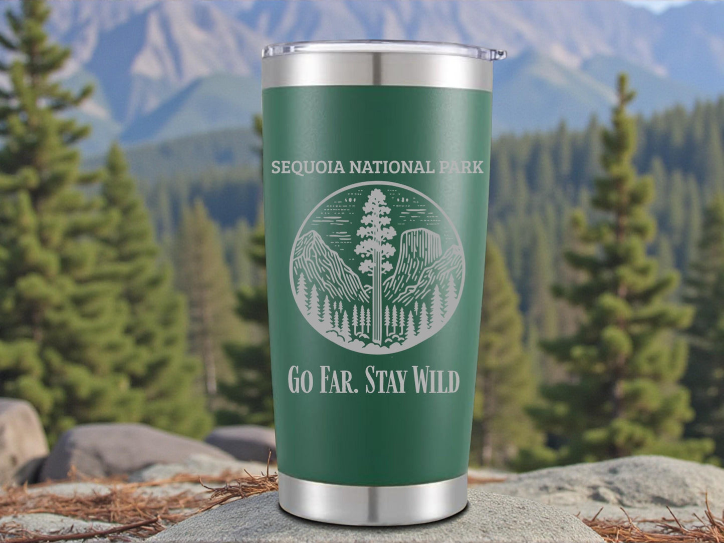 Engraved National Park Tumbler – Personalized Adventure Travel Mug
