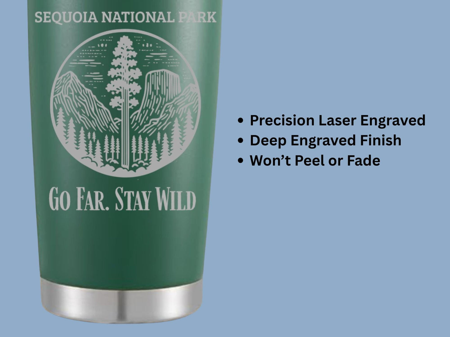 Engraved National Park Tumbler – Personalized Adventure Travel Mug