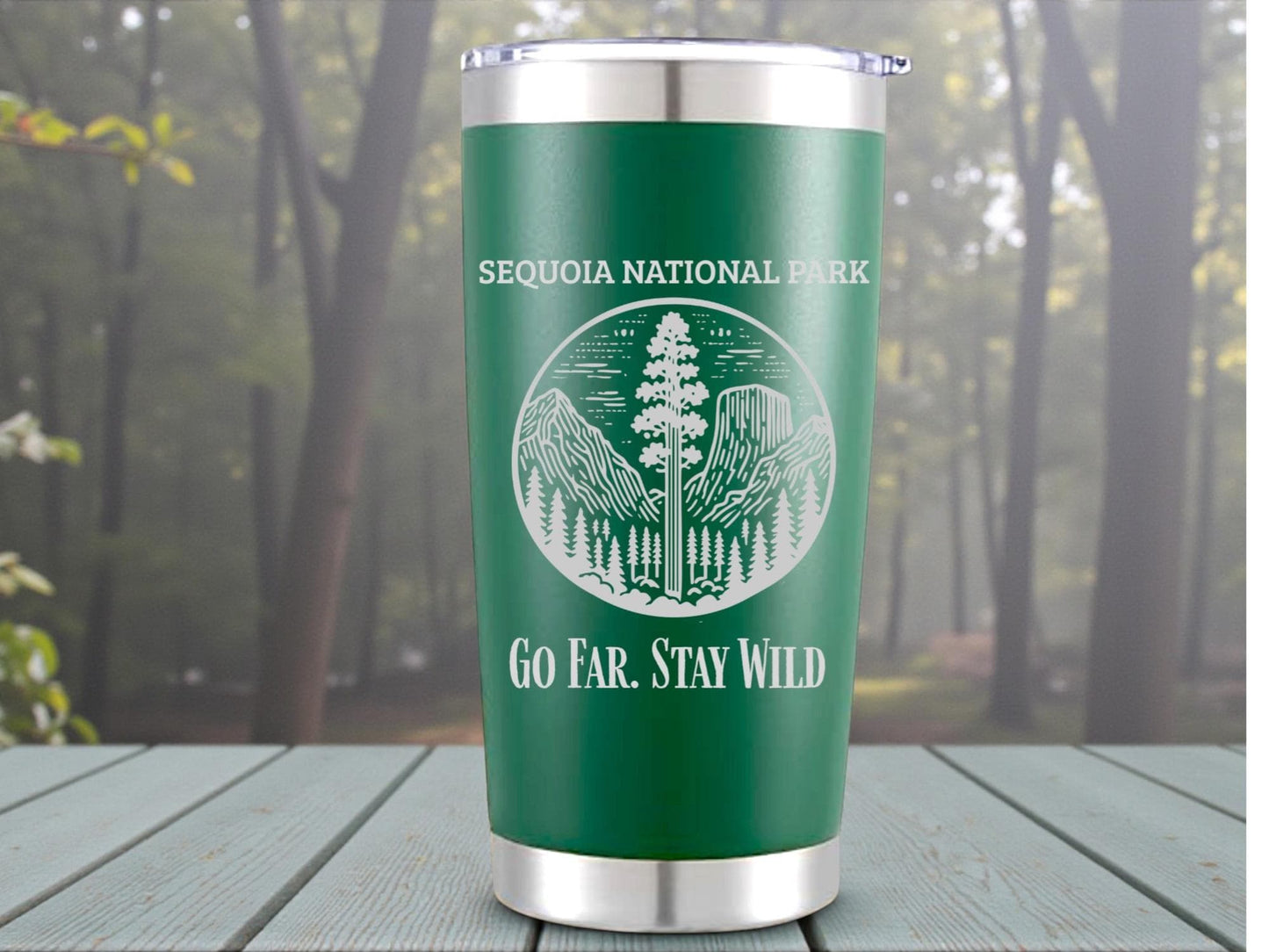 Engraved National Park Tumbler – Personalized Adventure Travel Mug