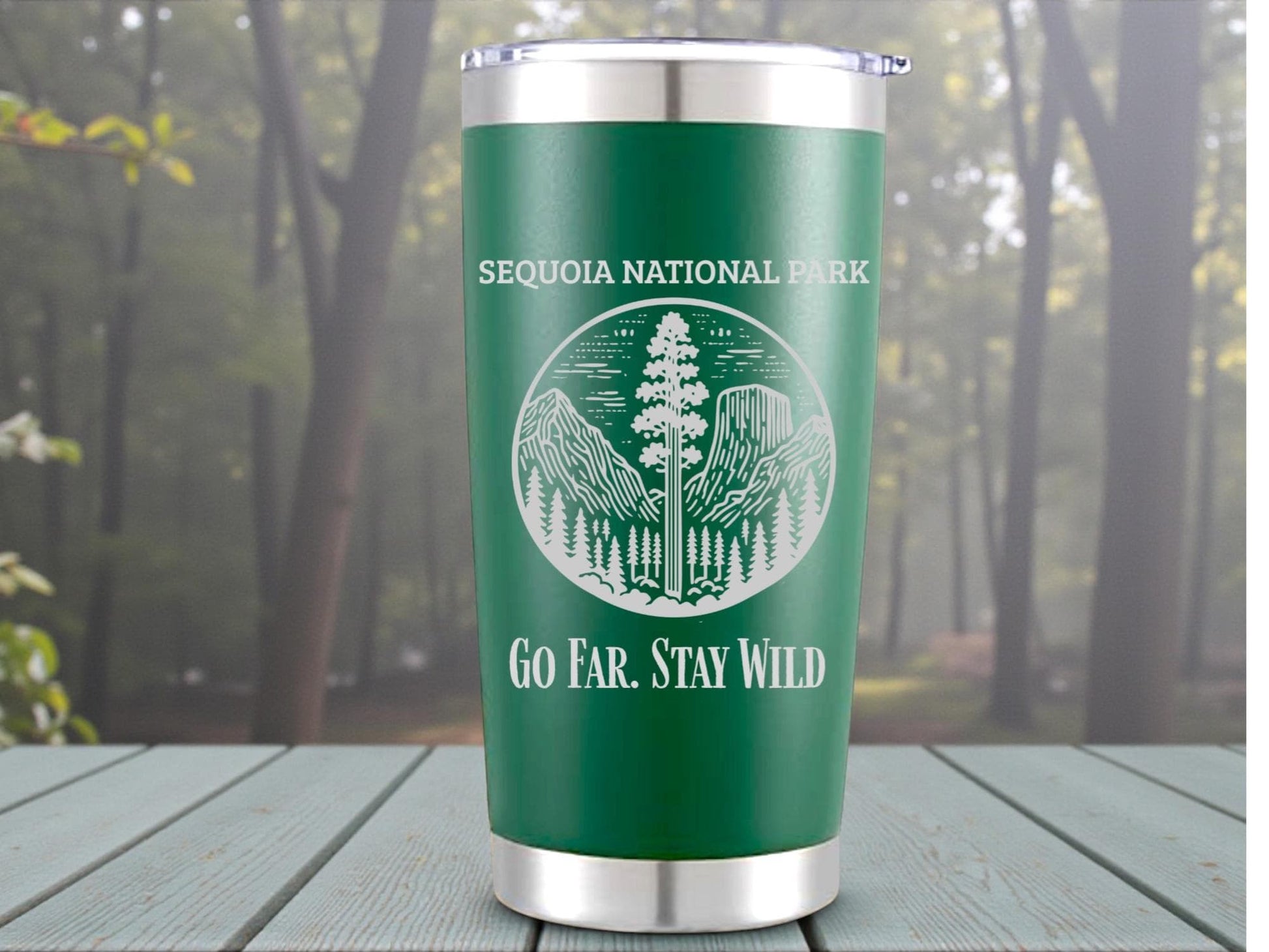 Engraved National Park Tumbler – Personalized Adventure Travel Mug