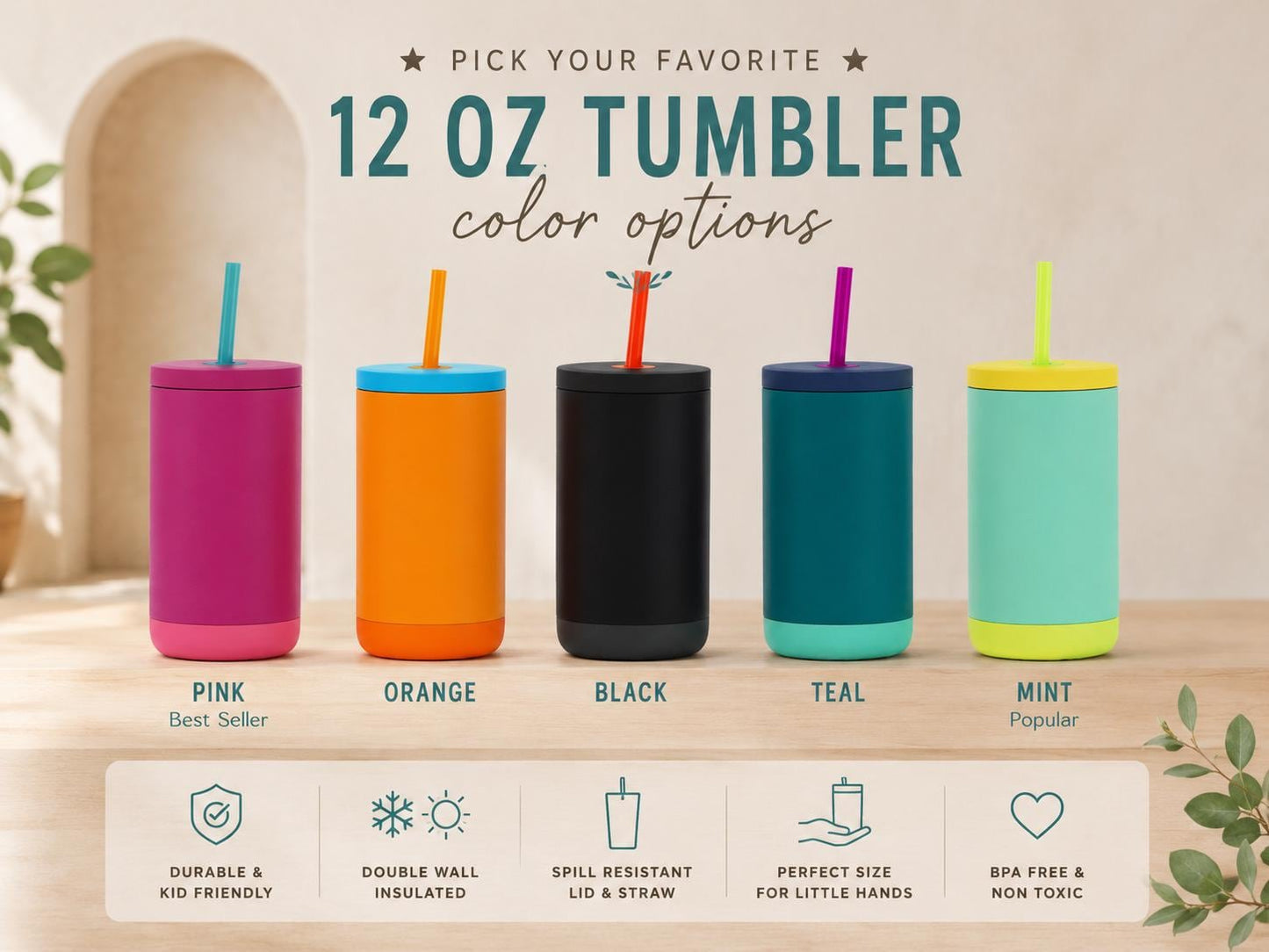 Dump Truck Water Bottle for Boys, Construction Kids Tumbler with Name, Back to School Cup, Personalized Toddler Boy Gift