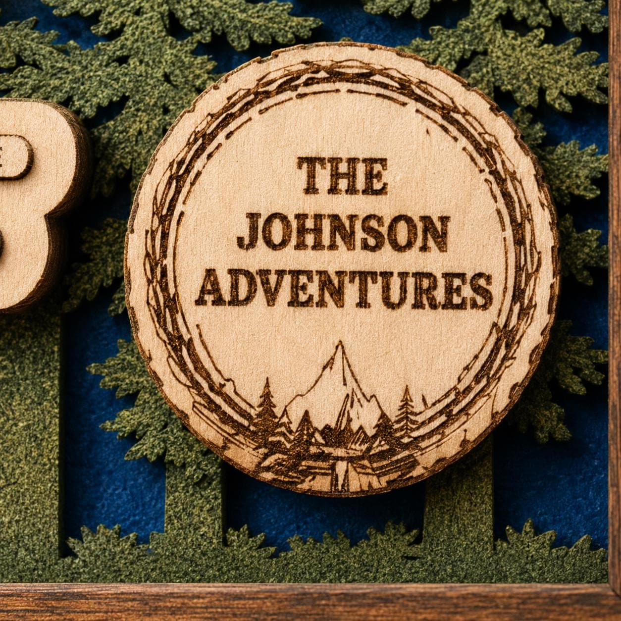 Personalized National Park Map | Laser Cut Wood Tracker | Framed Wall Art | Hiking Gift for Her | Hiking Gift for Him | National Park Gift