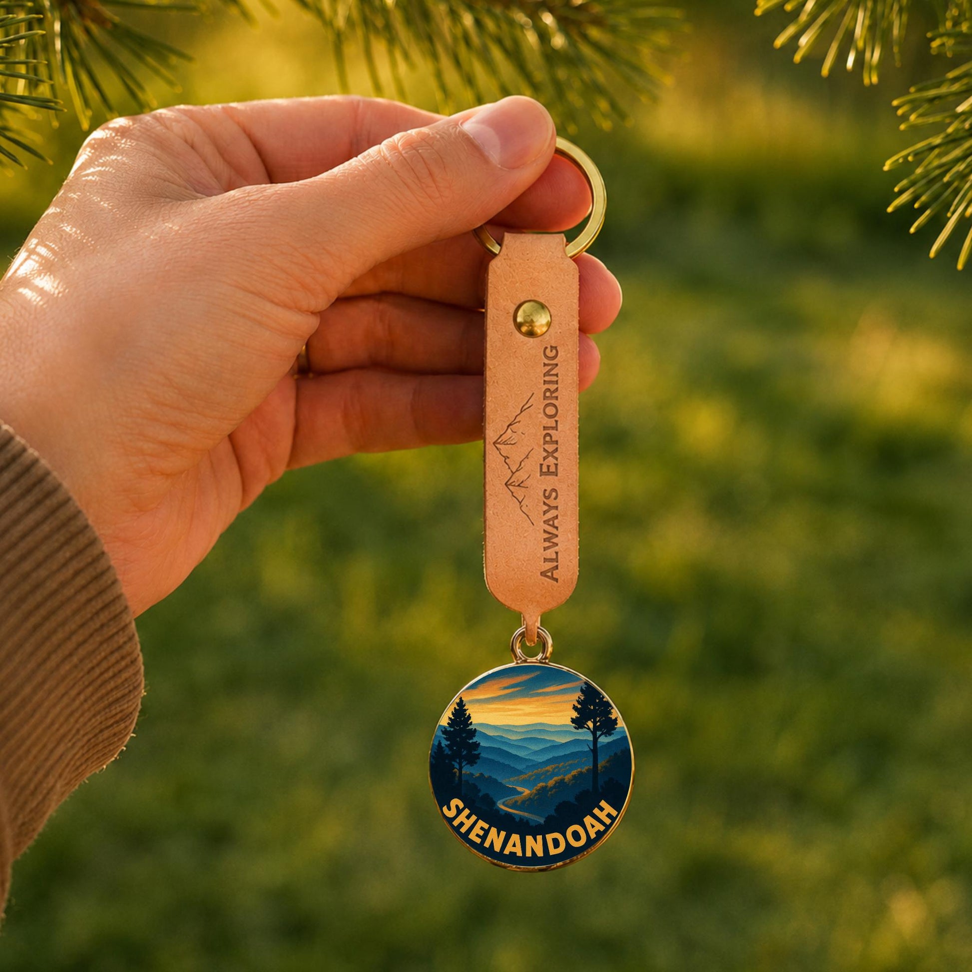 Shenandoah National Park Charm | Shenandoah Keychain | Virginia Hiking Gift | National Park Souvenir | Nature Lover Gift | Virginia Gift