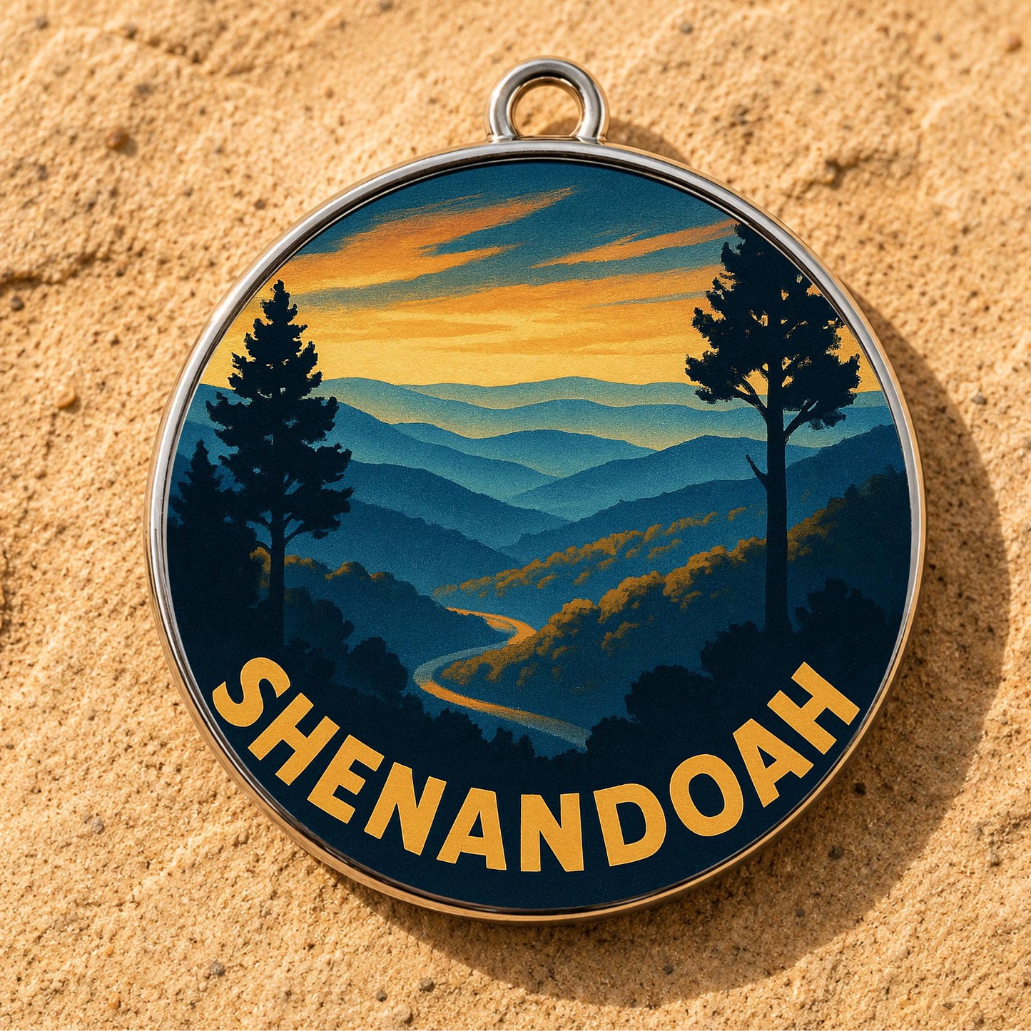 Shenandoah National Park Charm | Shenandoah Keychain | Virginia Hiking Gift | National Park Souvenir | Nature Lover Gift | Virginia Gift