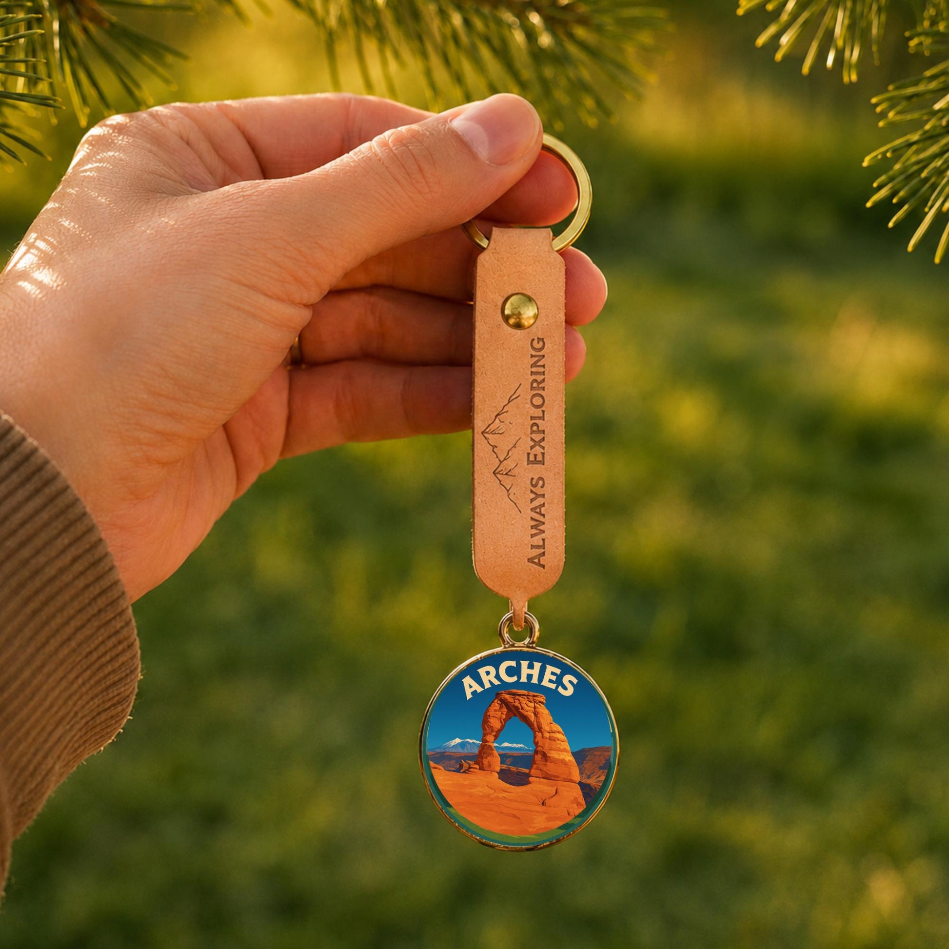 Arches National Park Charm | Arches Keychain |Utah Hiking Gift | National Park Souvenir | Nature Lover Gift | Utah Gift