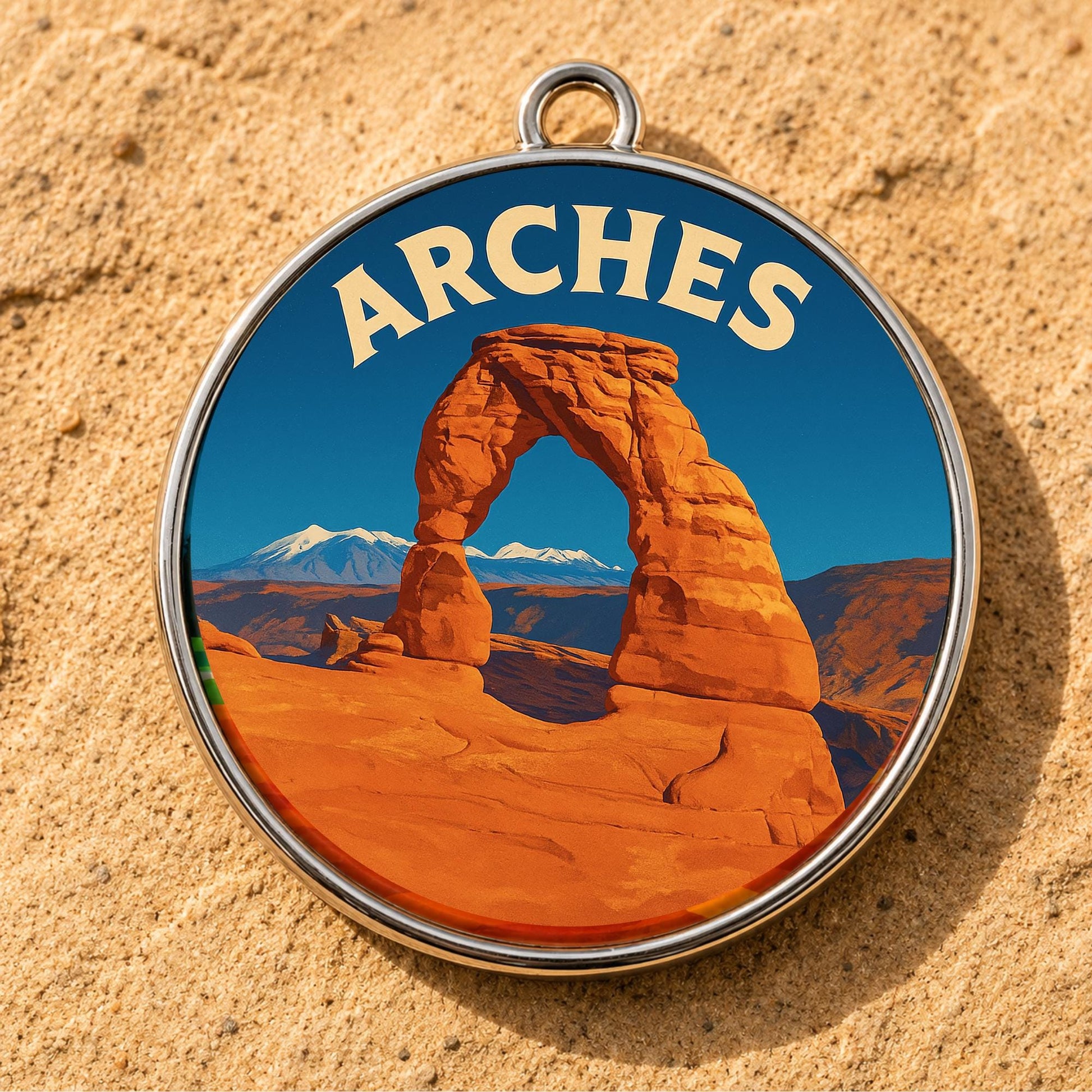 Arches National Park Charm | Arches Keychain |Utah Hiking Gift | National Park Souvenir | Nature Lover Gift | Utah Gift