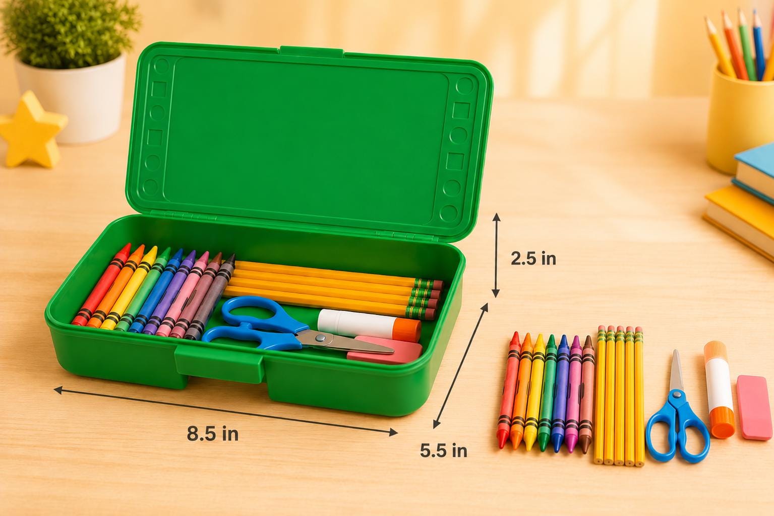Personalized Dinosaur Pencil Box, Custom Name School Supply Box for Kids, T-Rex Back to School Gift, Kindergarten Boy Pencil Case,UV Printed