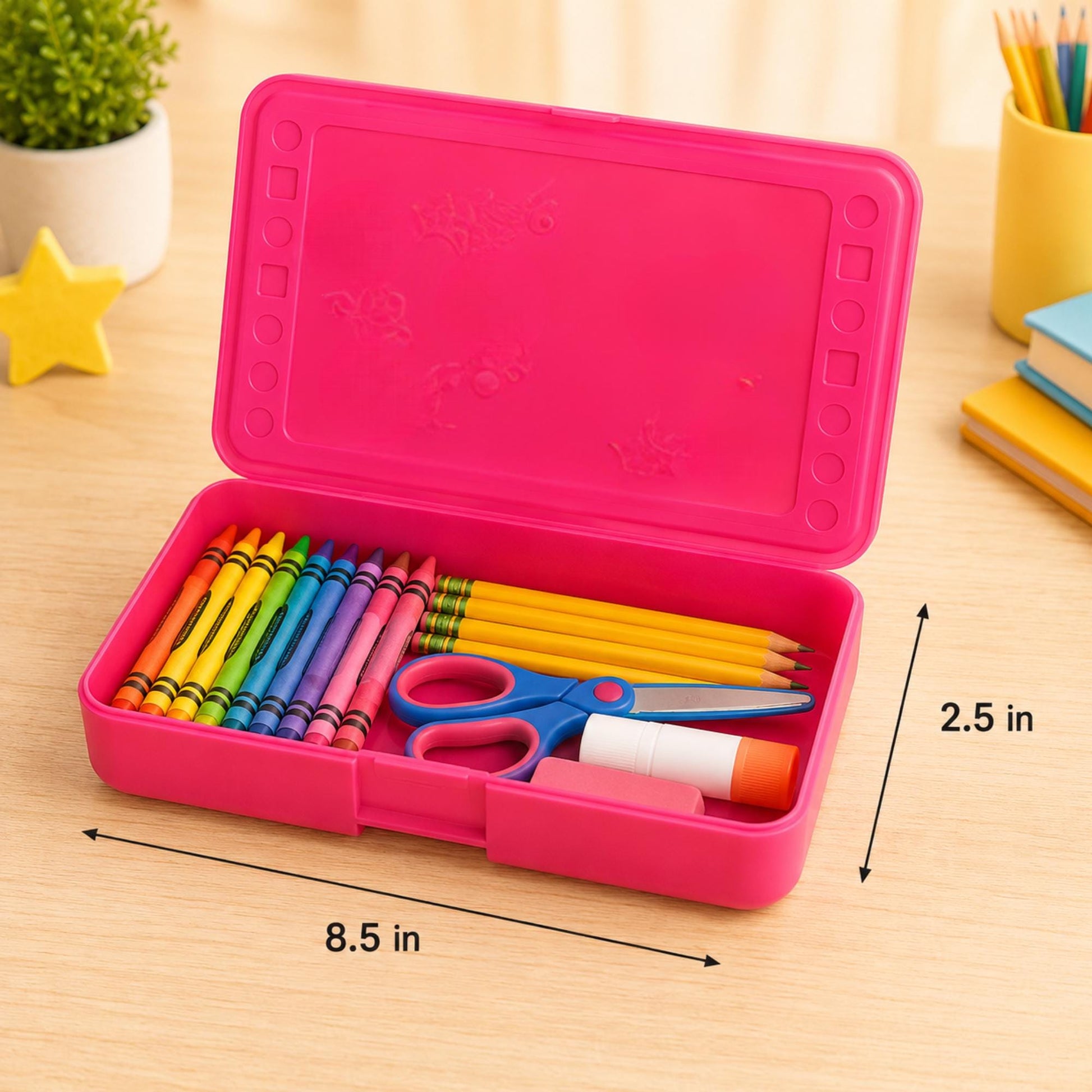 Personalized Butterfly Pencil Box,Custom Name School Supply Box for Kids,Kindergarten Boy Back to School Gift Butterfly Pencil Case, Art Box