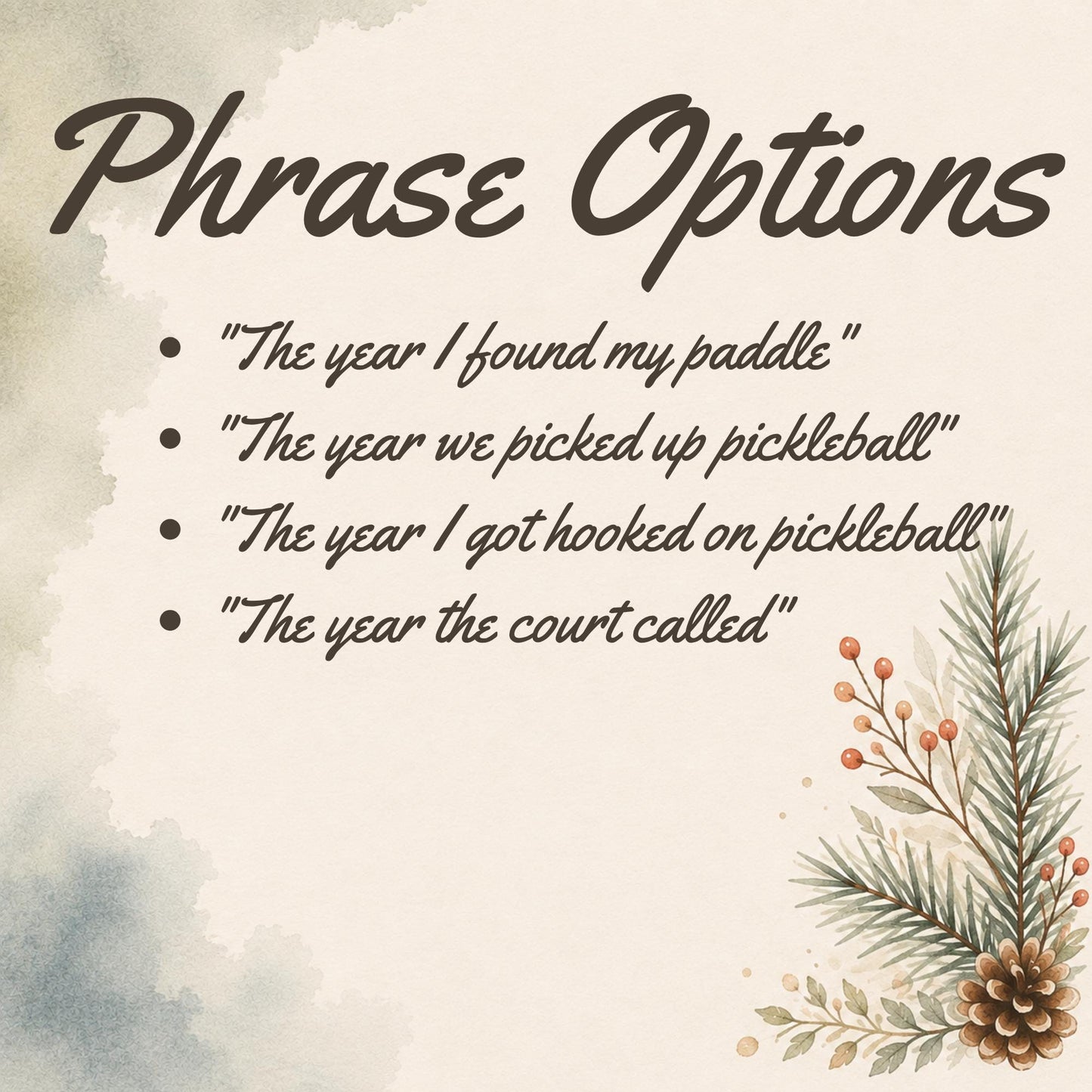 Personalized Pickleball Ornament, Custom Pickleball Gift, The Year I Got Hooked On Pickleball, Hobby Milestone Christmas Ornament