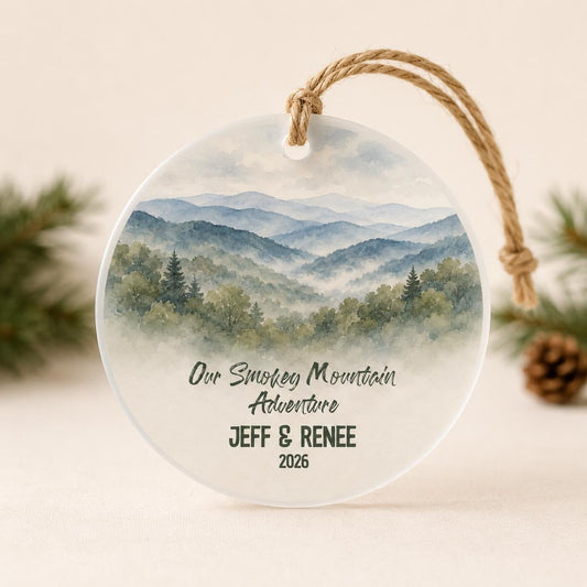 Great Smoky Mountains National Park Ornament,Personalized Christmas Ornament, National Park Gift, Hiking Gift, Family Adventure Keepsake2026