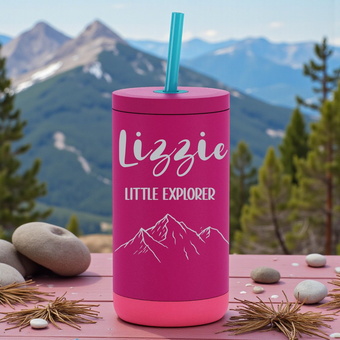 Little Explorer Kids Tumbler – Personalized Adventure Cup (12oz)