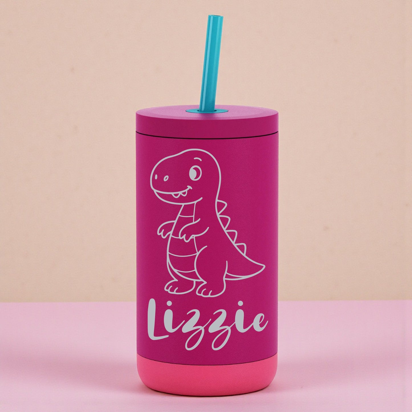 Animal Friends Kids Tumbler – Personalized Name Cup (12oz)