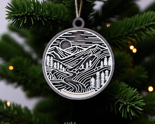 Custom National Park Ornament –, All U.S. Parks Available, Travel Holiday Keepsake